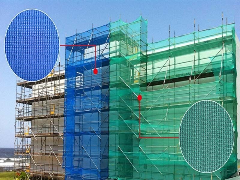 Under-Renovation Facade, Debris Net Wrap — Building Covering Nets project by AJD Enterprises in T. Nagar, Chennai