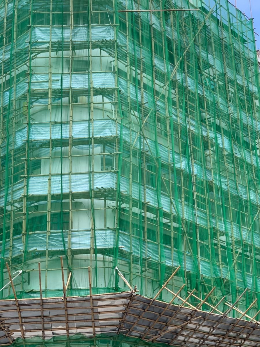 Building Covering Nets photo showing installed mesh/grill detail by AJD Enterprises, Chennai