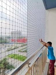 Children Safety Nets photo showing installed mesh/grill detail by AJD Enterprises, Chennai