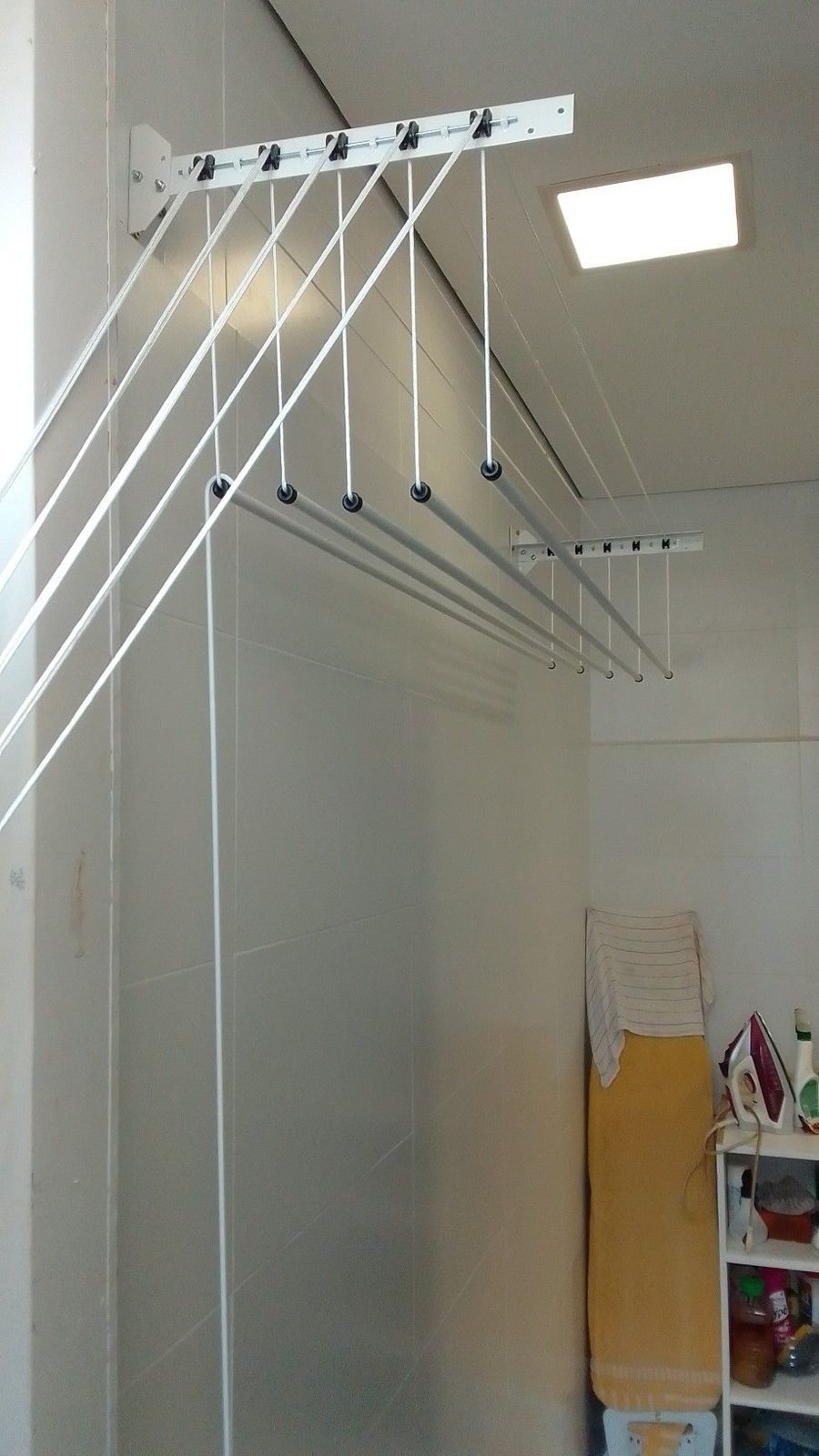 Cloth Hangers photo showing installed mesh/grill detail by AJD Enterprises, Chennai