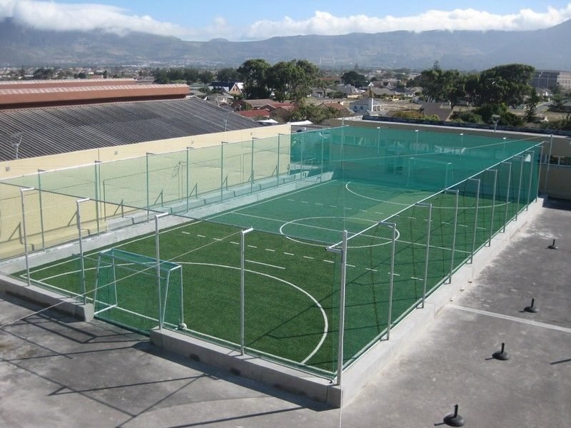 Sports Nets photo showing installed mesh/grill detail by AJD Enterprises, Chennai